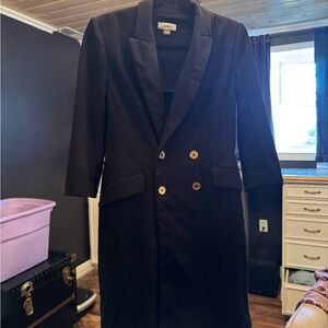 Calvin Klein Black Blazer Coat